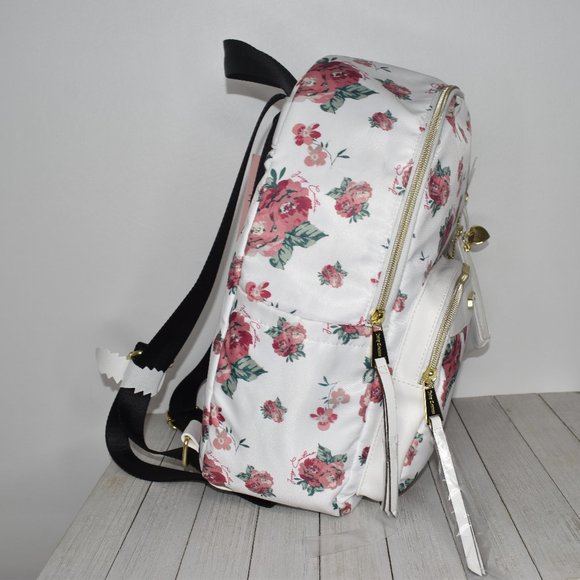 Juicy Couture Floral Backpack Vintage Rose White main image 8